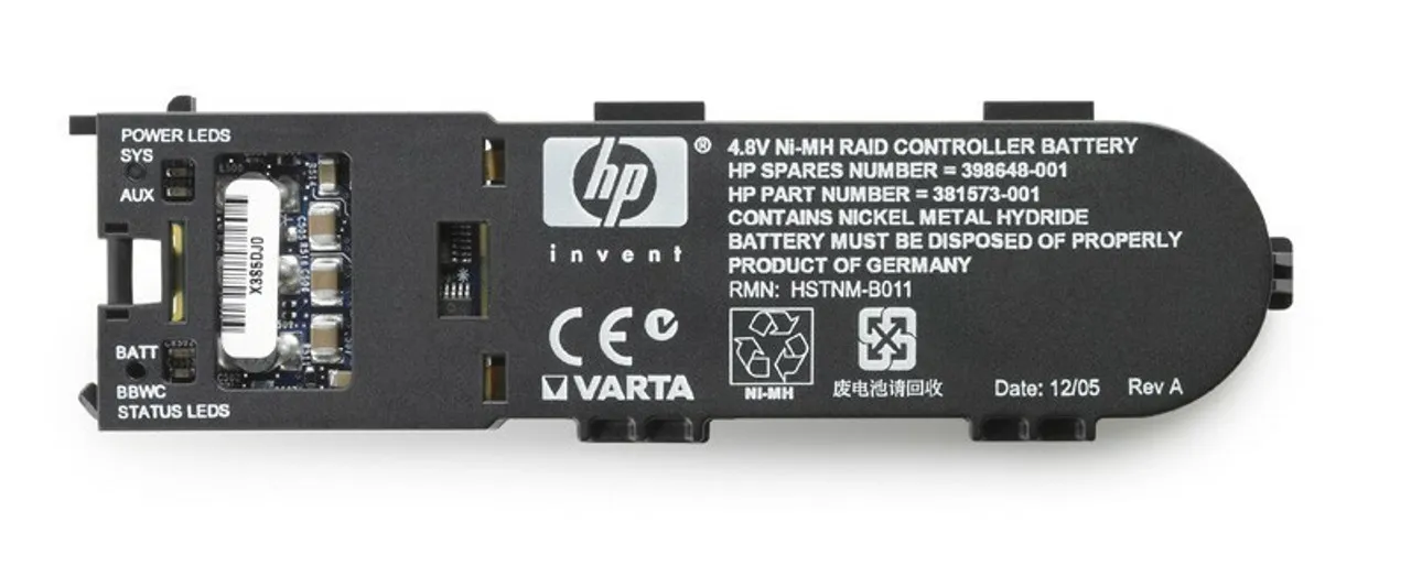 398648-001 HP HP 4.8V. 500mAh. Ni-MH battery