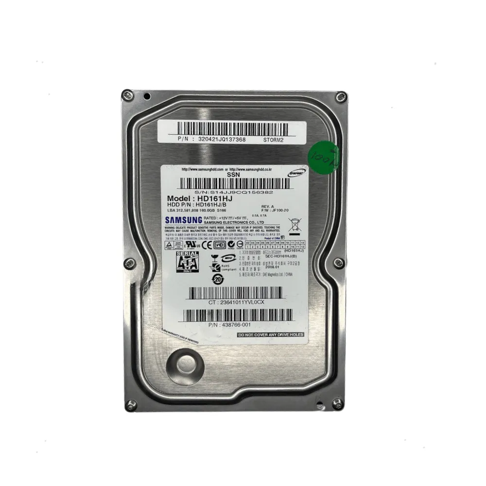 Disco Rígido Interno Samsung 160Gb 7.2 3.5 SATA - 438766-001