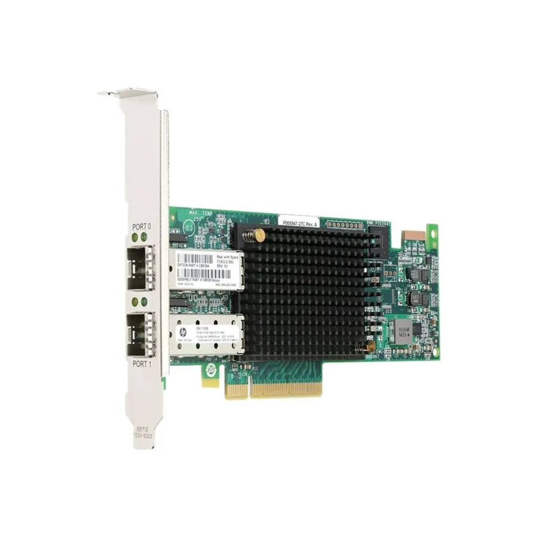 719212-001 HP HPE StoreFabric SN1100E 16Gb Dual Port Fibre Channel Host Bus Adapter