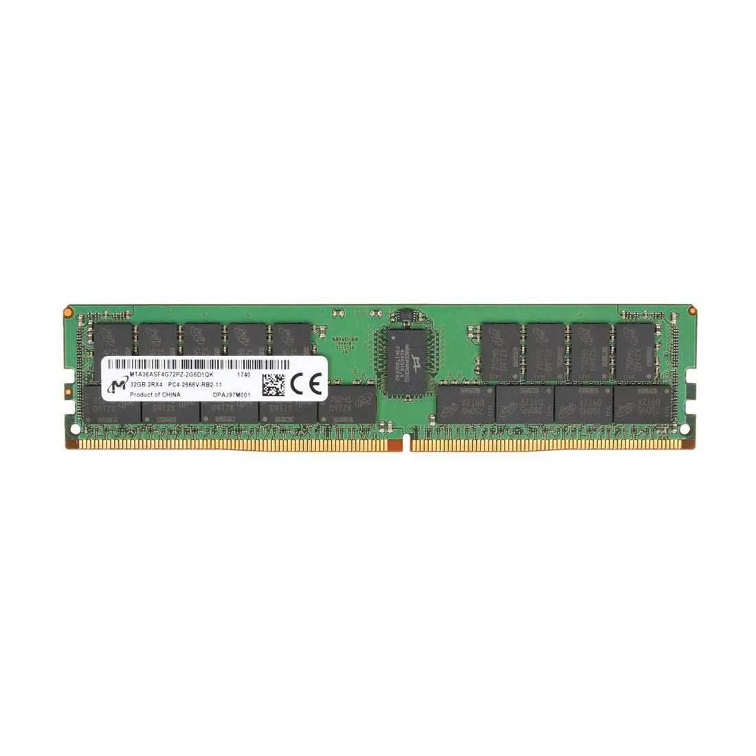815100-B21 MICRON 32GB (1*32GB) 2RX4 PC4-21300V-R DDR4-2666MHZ RDIMM