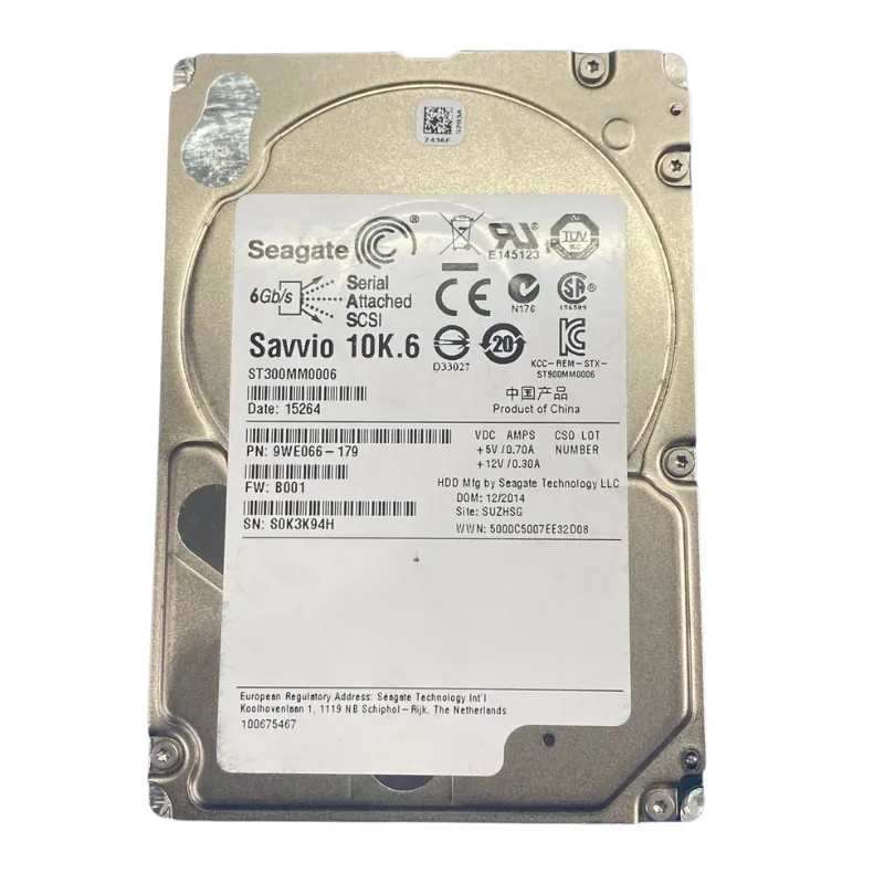 Disco Rígido Interno Seagate 300Gb 10K 2.5 SAS - 9WE066-179