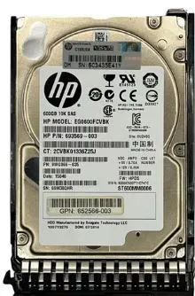 652583-B21 HP 600GB 10K 6G DP 2,5IN SAS HDD