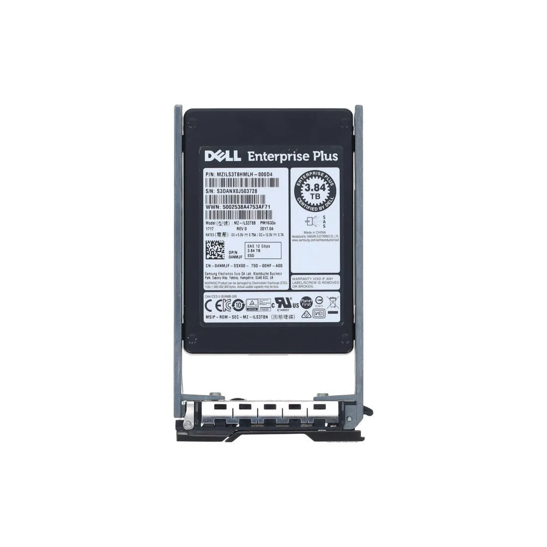 4NMJF-CLE DELL COMPELLENT ENTERPRISE 3,84TB 12G 2,5INCH RI SAS SSD