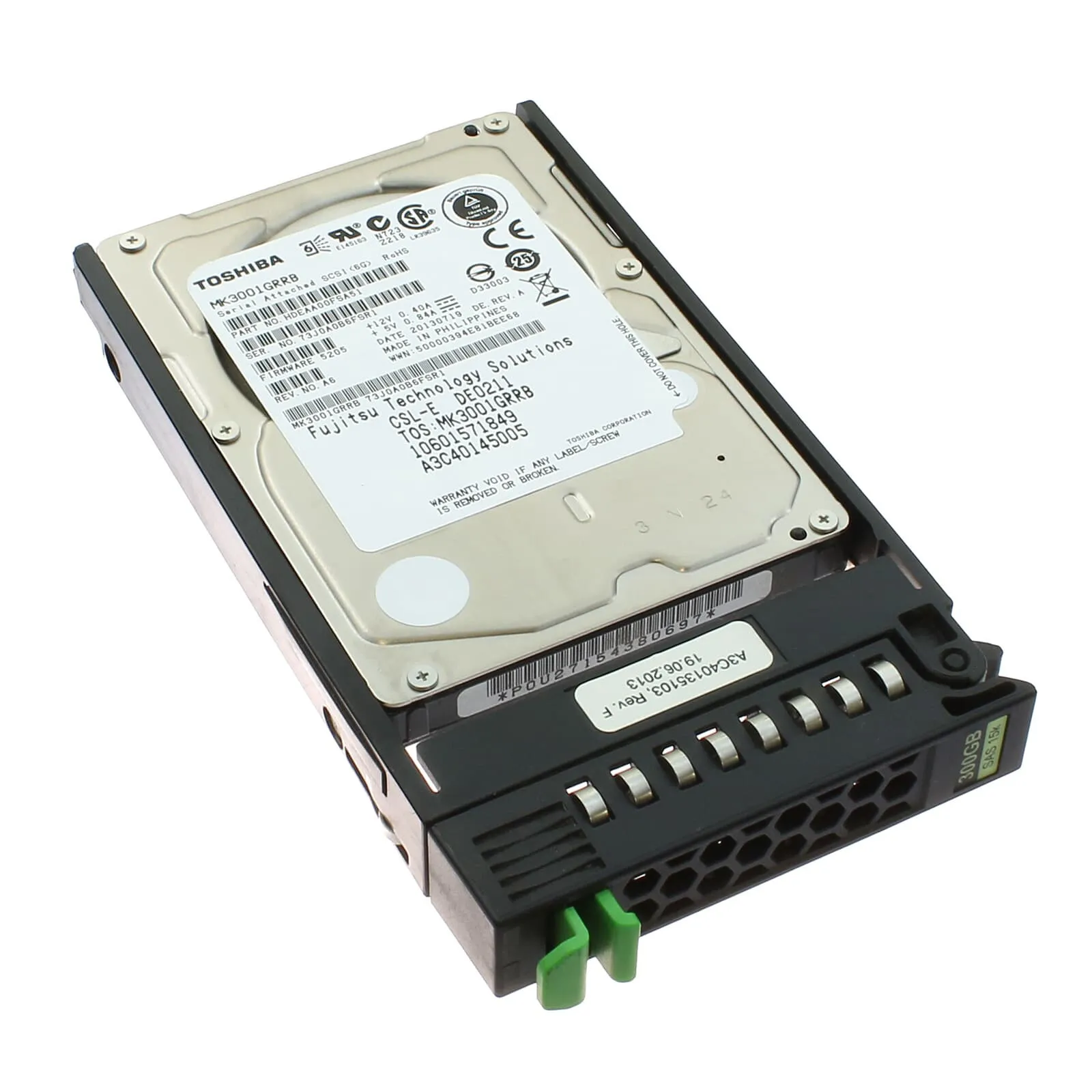 A3C40145005 FUJITSU 300GB 15K 6G 2.5INCH SAS HDD