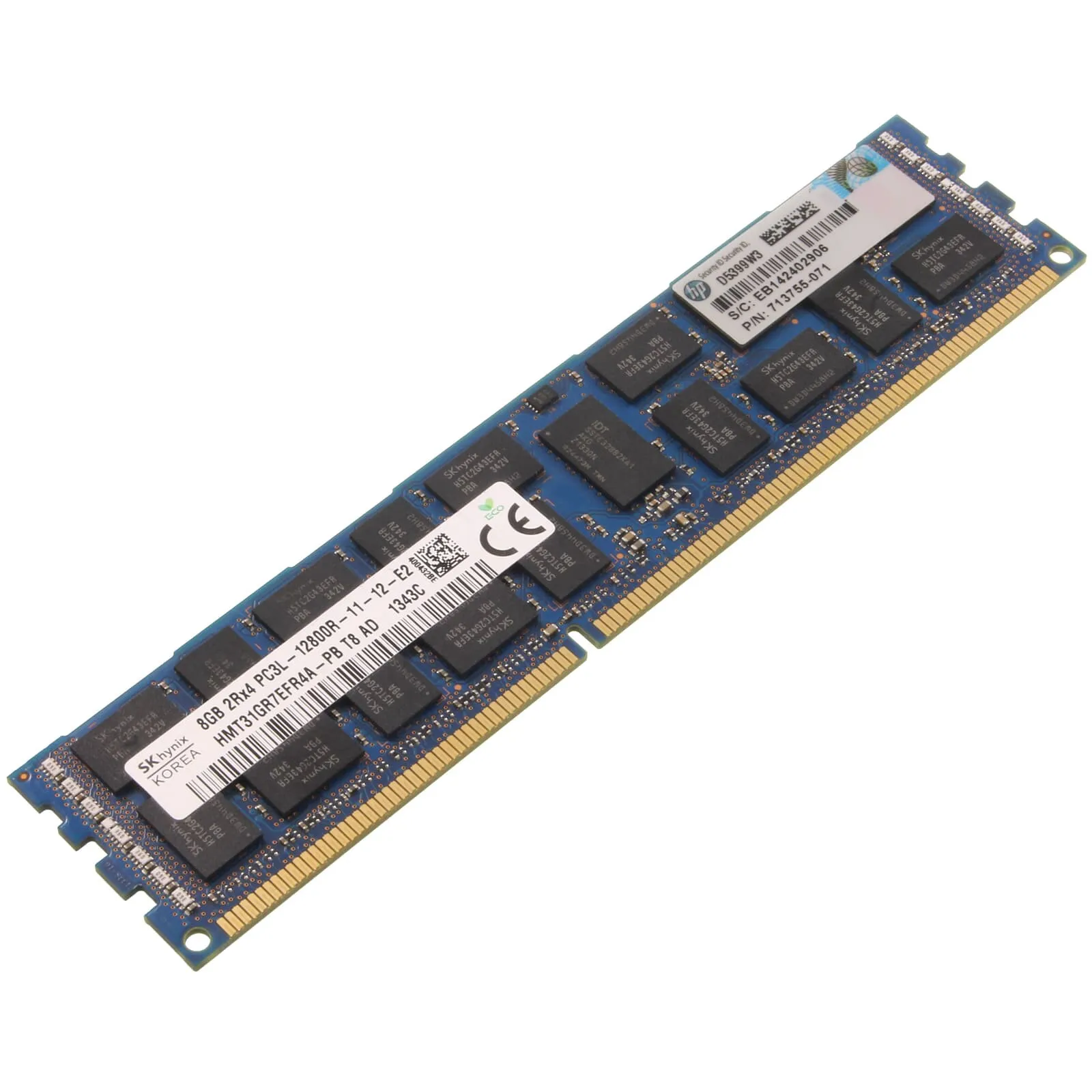 715283-001 HP HP 8GB Dual Rank x4 PC3L-12800