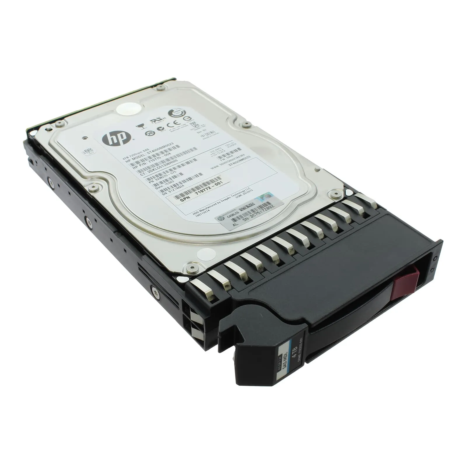 C8R26A-NL HP MSA 4TB 7,2K 6G 3,5INCH MDL SAS HDD - NO LABEL