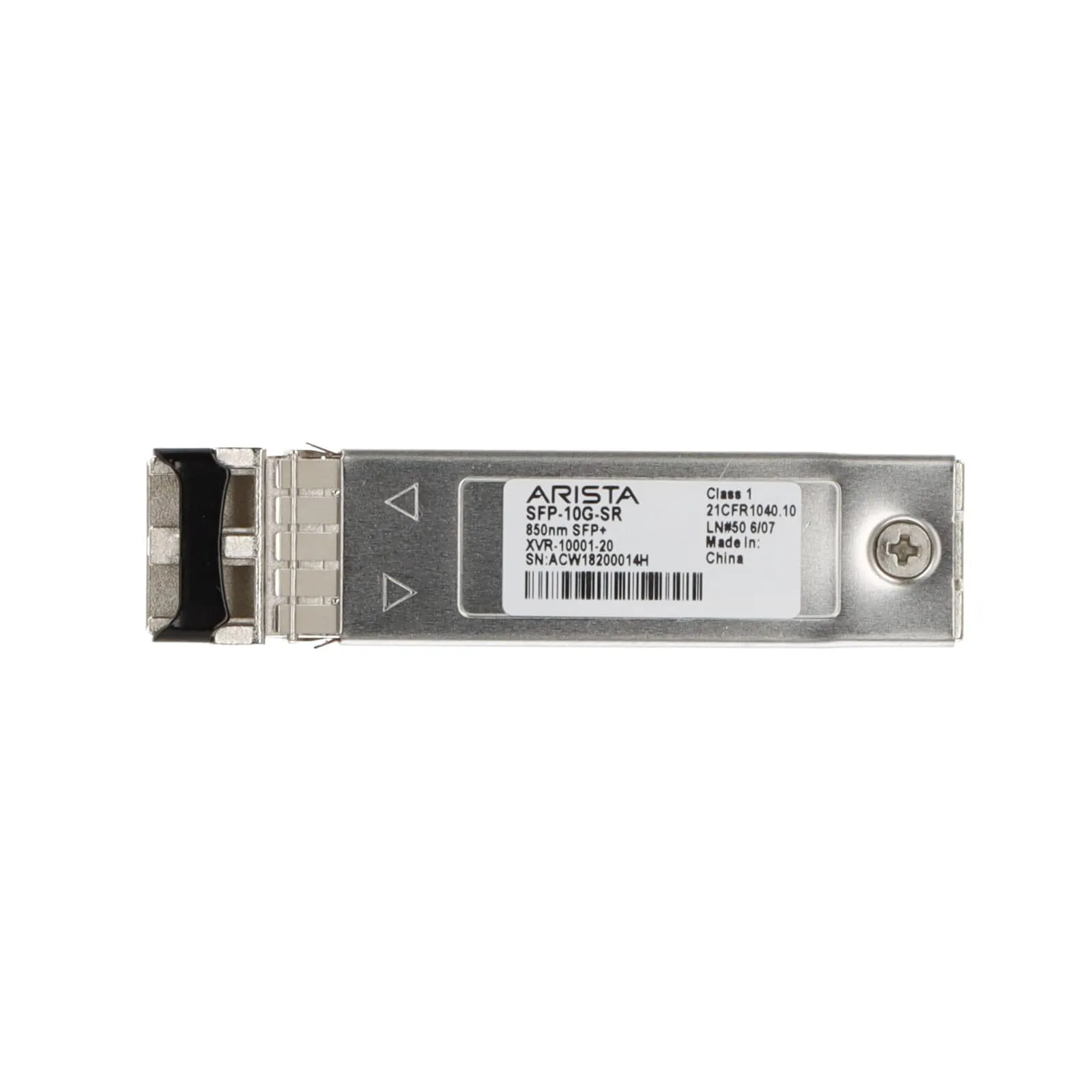 XVR-10001-20 ARISTA SFP-10G-SR 10GB MMF SR LC SFP+ MINI GBIC