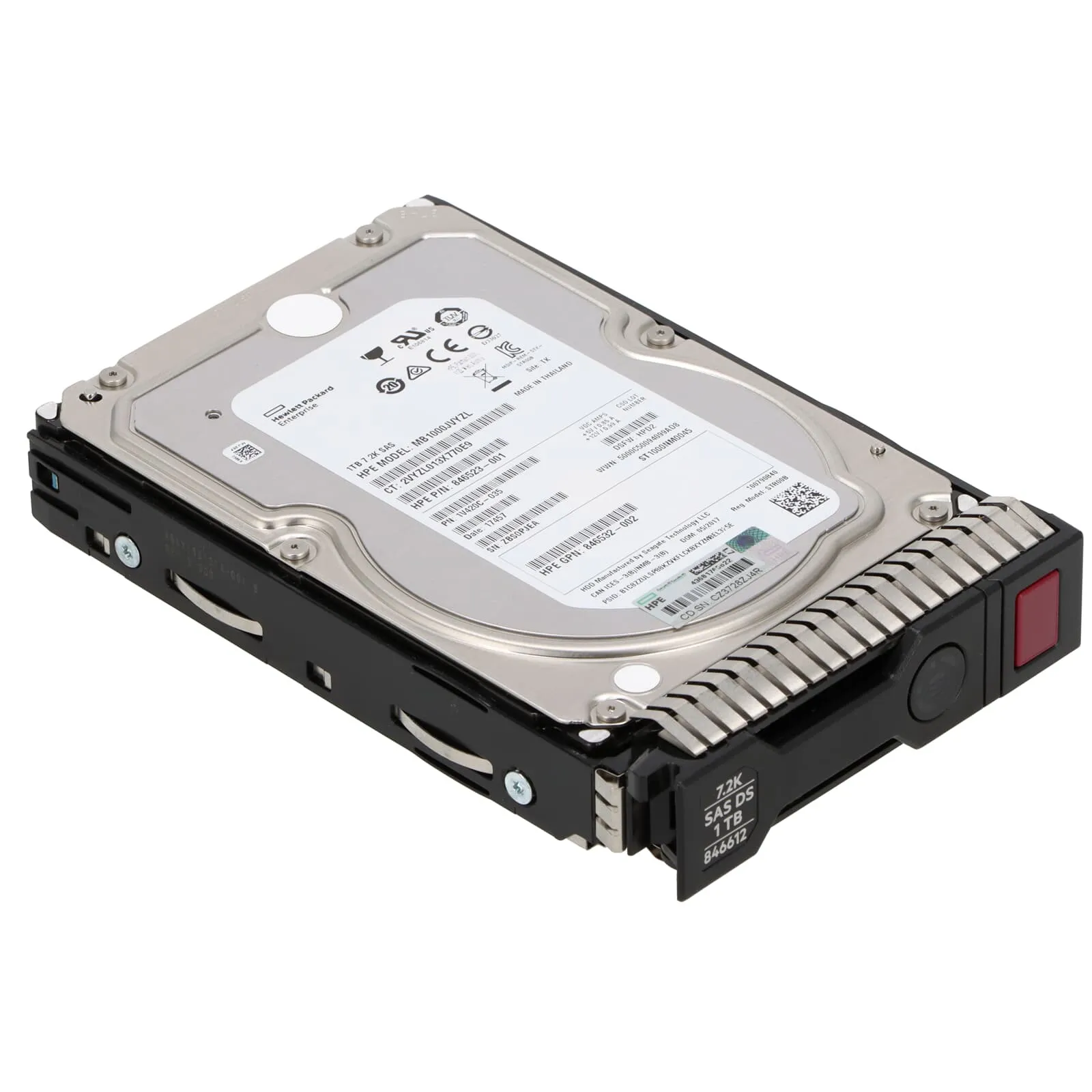 846524-B21 HP 1TB 7.2K 12G 3.5INCH SC SAS HDD