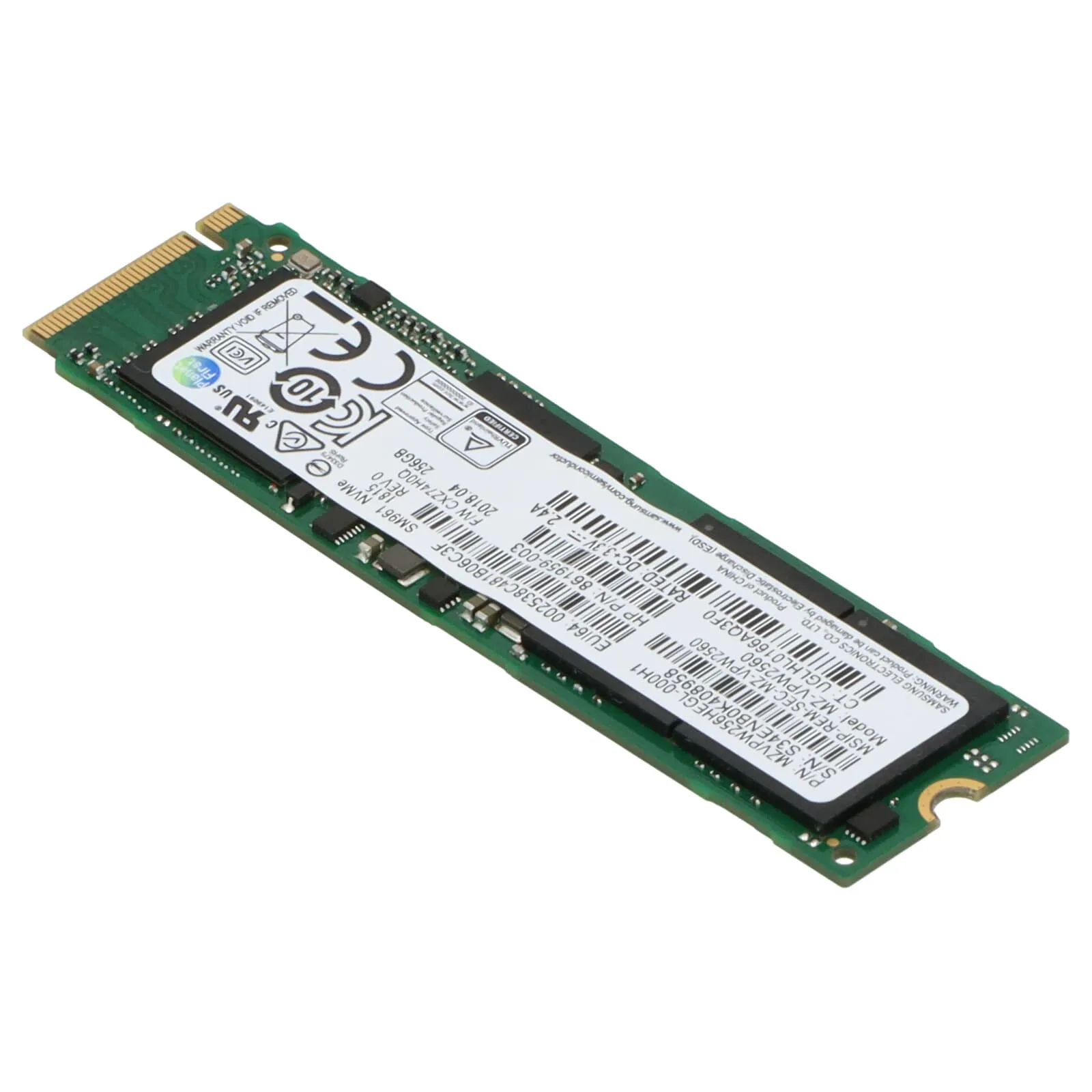 861959-003 HP 256GB 2280 PCIE M,2 NVME MLC SSD