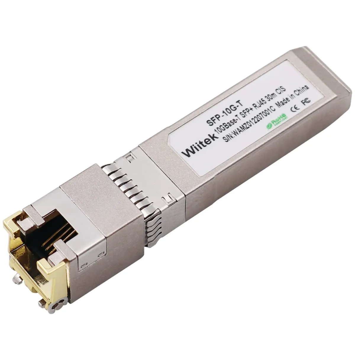 SFP-10G-T-X-C Atop 10GBASE-T SFP+ transceiver module for Category 6A cables