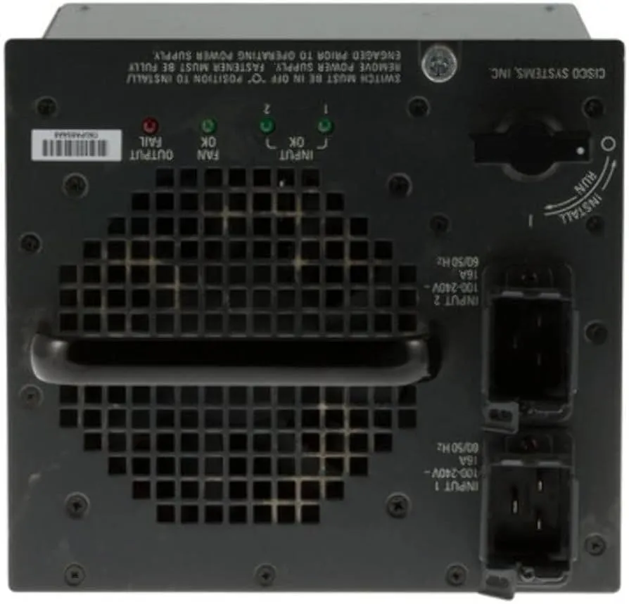 WS-CAC-6000W CISCO Cat6500 6000W AC Power Supply