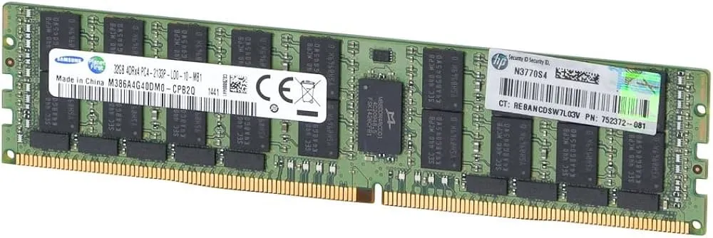 809081-081 HP HPE 16GB 2RX4 PC4-19200T-R DDR4-2400MHZ RDIMM