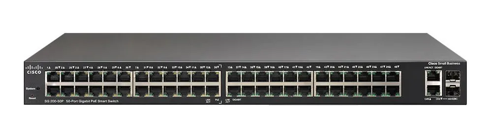 SG500-52P-K9 CISCO SG500-52P 52-PORT GIGABIT STACKABLE MANAGED SWITCH