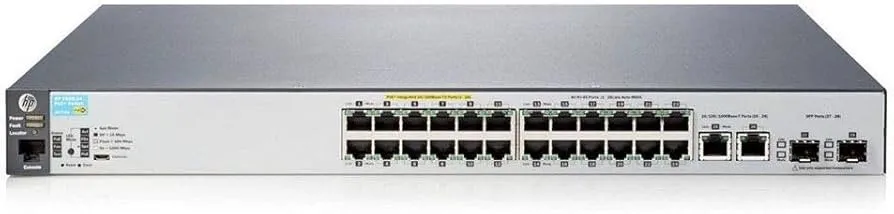 J9782A HPE ARUBA 2530 24 PORT 10/100 RJ-45 2*BASE-T 2-SFP L2 SWITCH