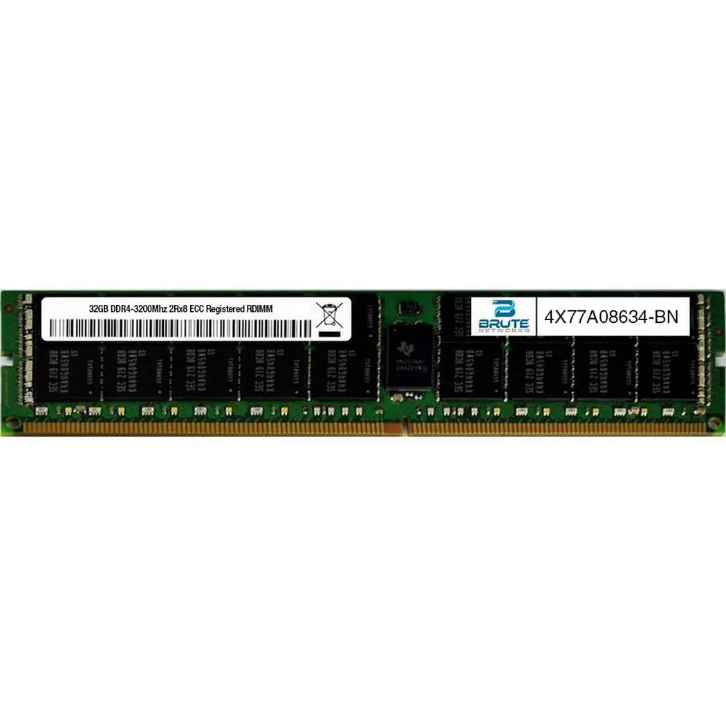 4X77A08634 Lenovo ThinkSystem 32GB TruDDR4 3200 MHz (2Rx8 1.2V) RDIMM