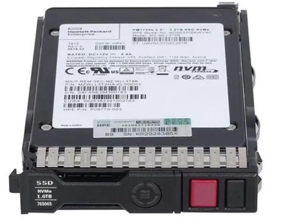 765038-B21 HPE 1,6TB 2,5INCH NVME MIXED USE SSD