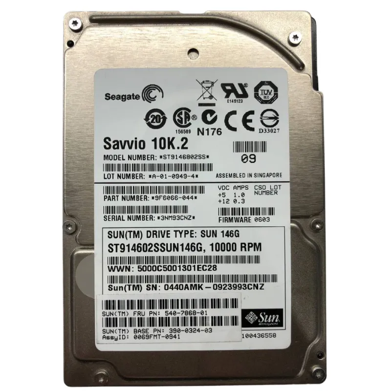 Disco Rígido Interno Seagate 146Gb 10k 2.5 SAS - 9F6066-044