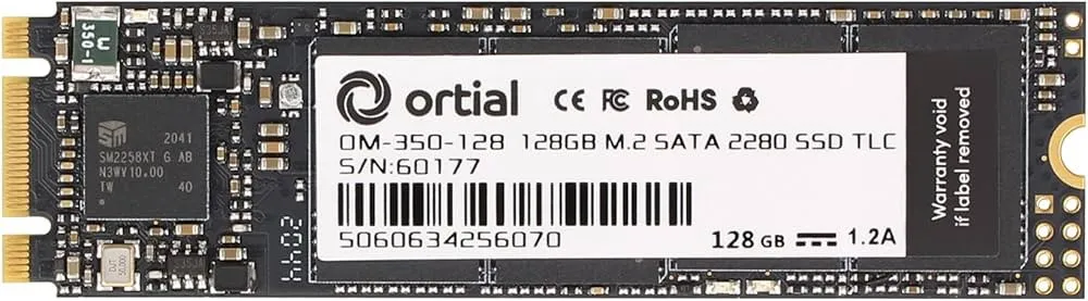 OM-350-128 ORTIAL OM-350 128GB SATA III M.2 2280 SSD