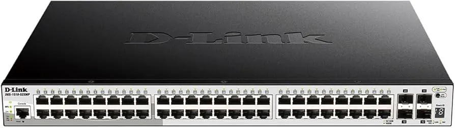 DGS-1510-52XMP D-LINK 48-PORT GIGABIT STACKABLE SMART MANAGED POE SWITCH