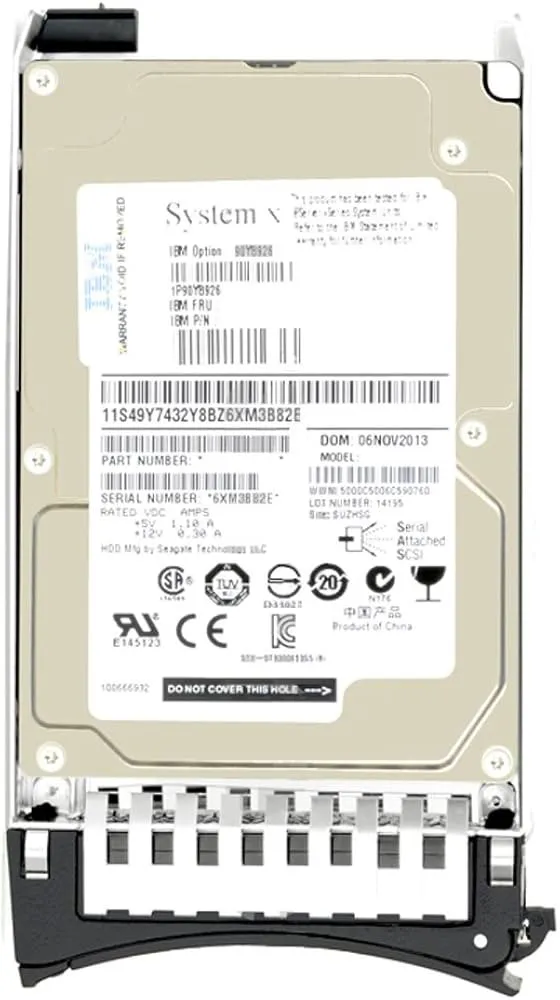 49Y6173 IBM 300GB 10K 6G 2,5INCH SAS HDD