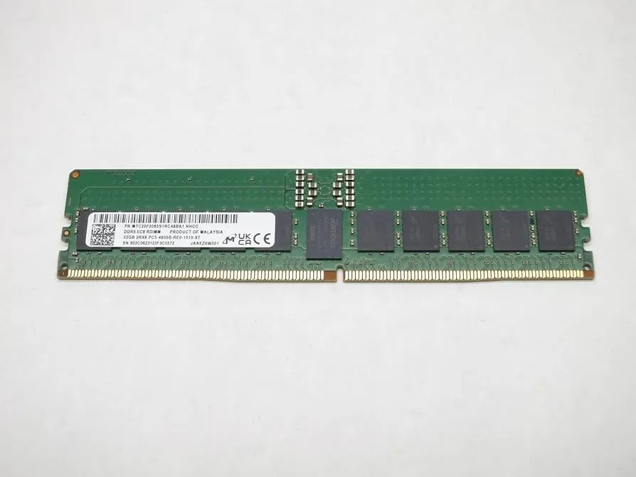 MTC20F2085S1RC48BA1 Micron 32GB 2Rx8 PC5-38400B-4800MHz