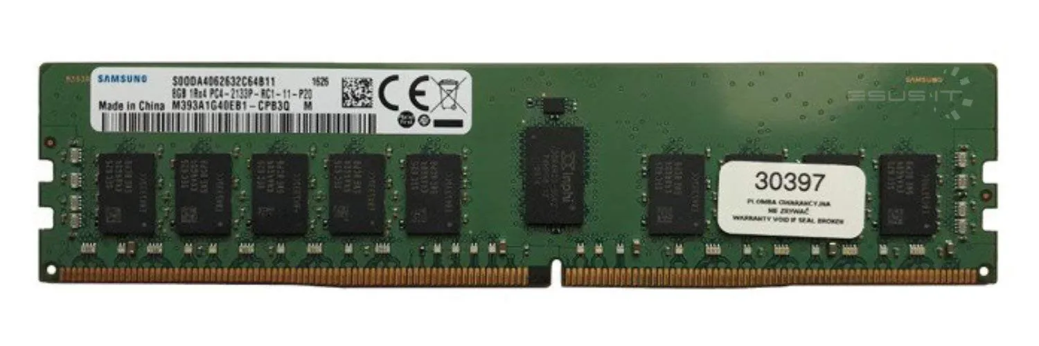 M393A1G40EB1-CPB SAMSUNG 8GB (1*8GB) 1RX4 PC4-17000P-R DDR4-2133MHZ RDIMM