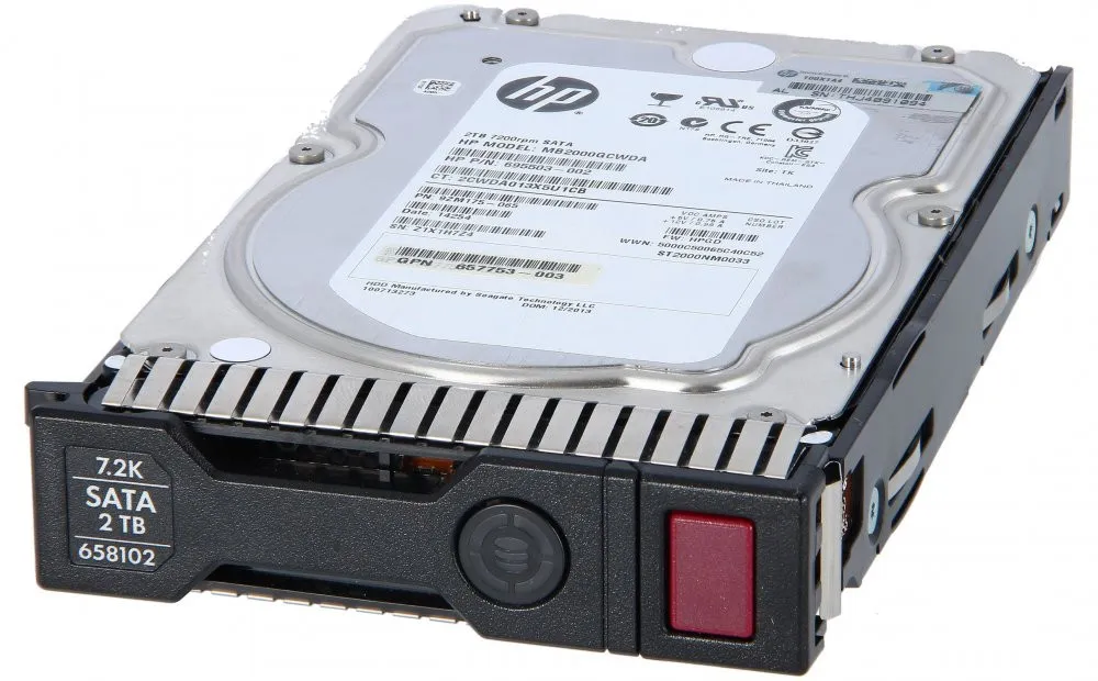 658079-B21 HP 2TB 6G SATA 7,2K RPM LFF SC MIDLINE HDD