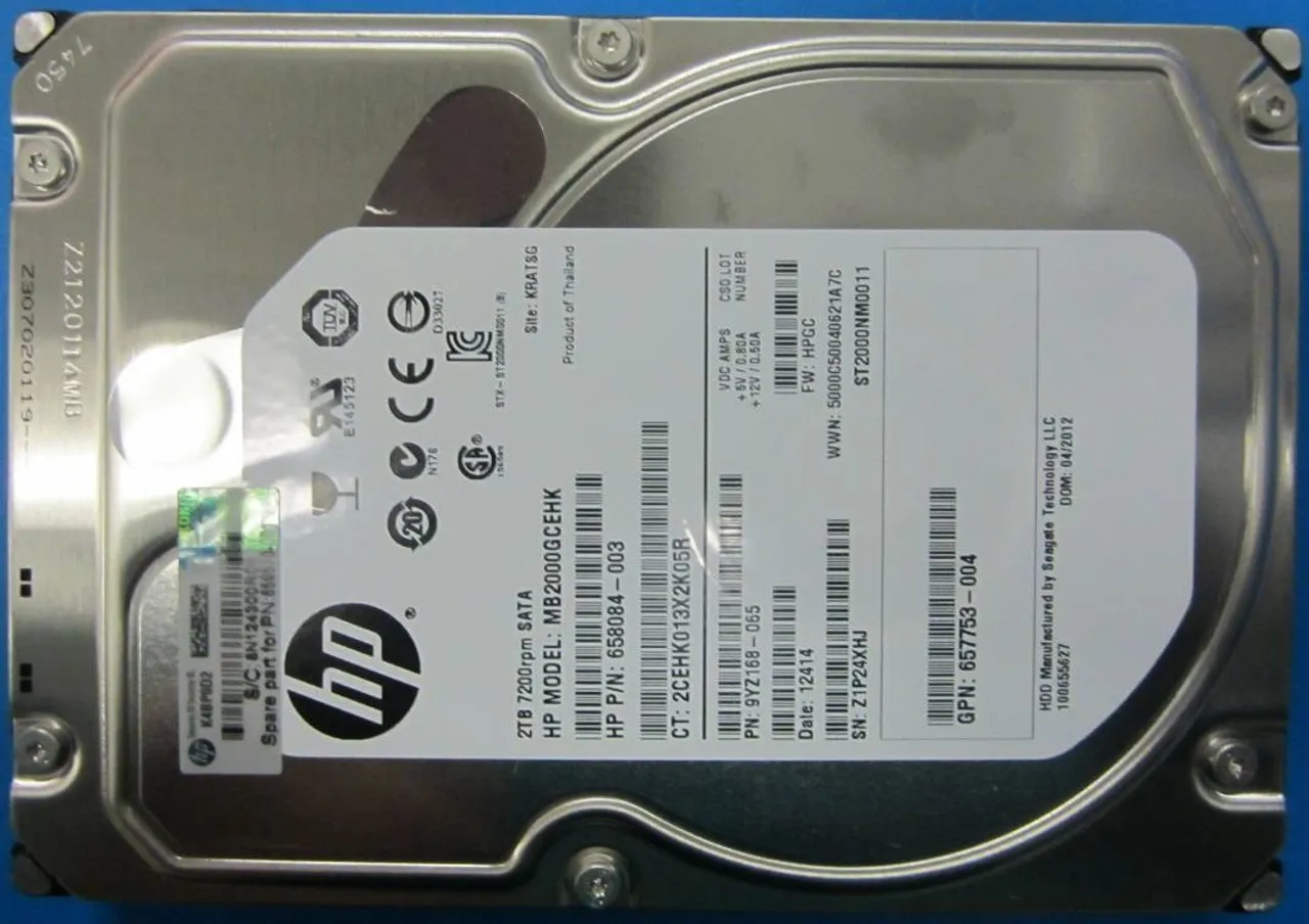 504338-001 DNP-S HP 320GB 7.2K 3G  2.5INCH SATA HDD (NHP)