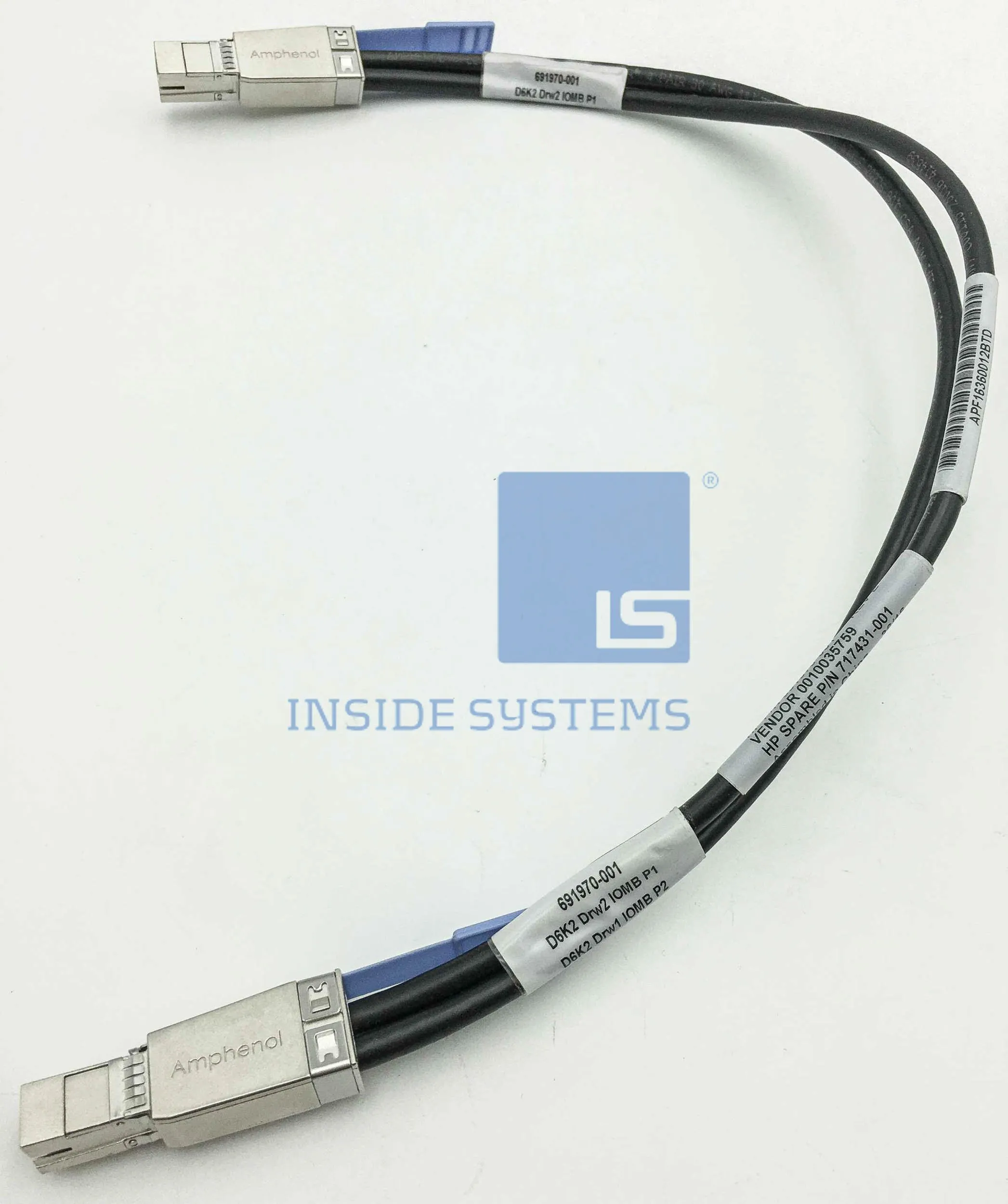 691970-001 HP HP EXT 0.5M Mini SAS to Mini S