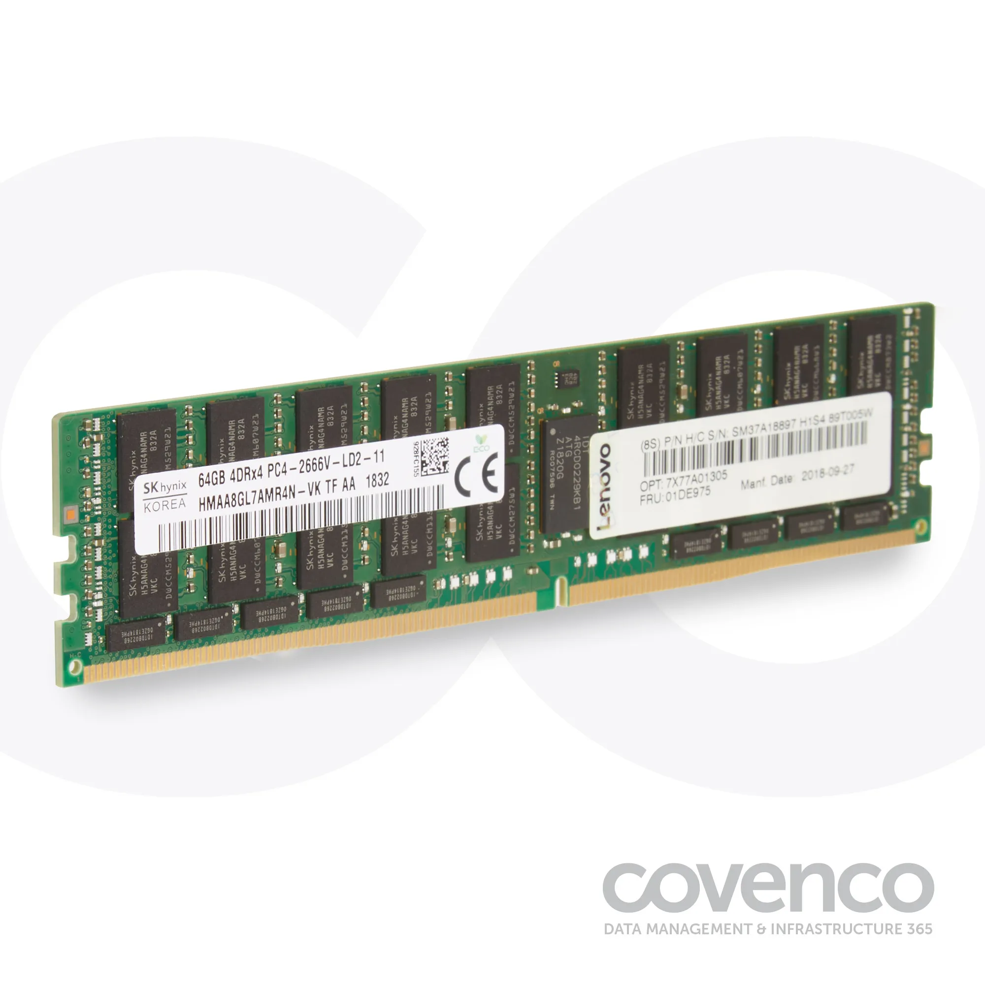 01DE975 Lenovo 64GB TruDDR4 2666 MHz 4Rx4