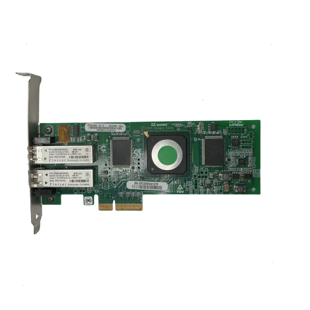 Placa de Rede SFP Dell HBA QLE2462 4Gb 2 Porta - 0DH226