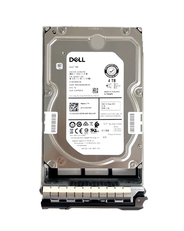 6P85J DELL 4TB 7,2K 6G SED SAS 3,5IN HDD