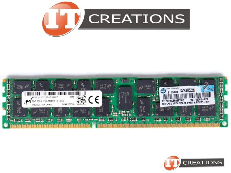 715273-001 HP HP 8GB 2Rx4 PC3-14900R-13