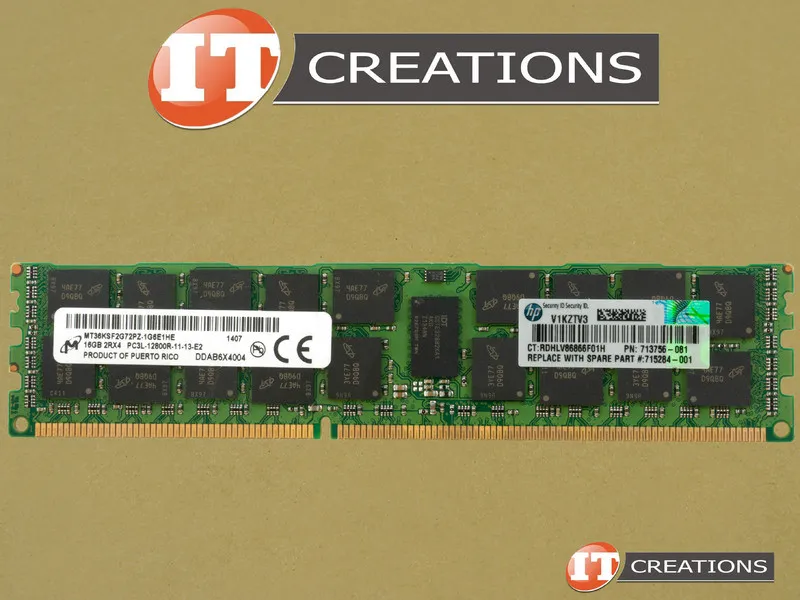 715284-001 HP HP 16GB PC3L-12800R kit