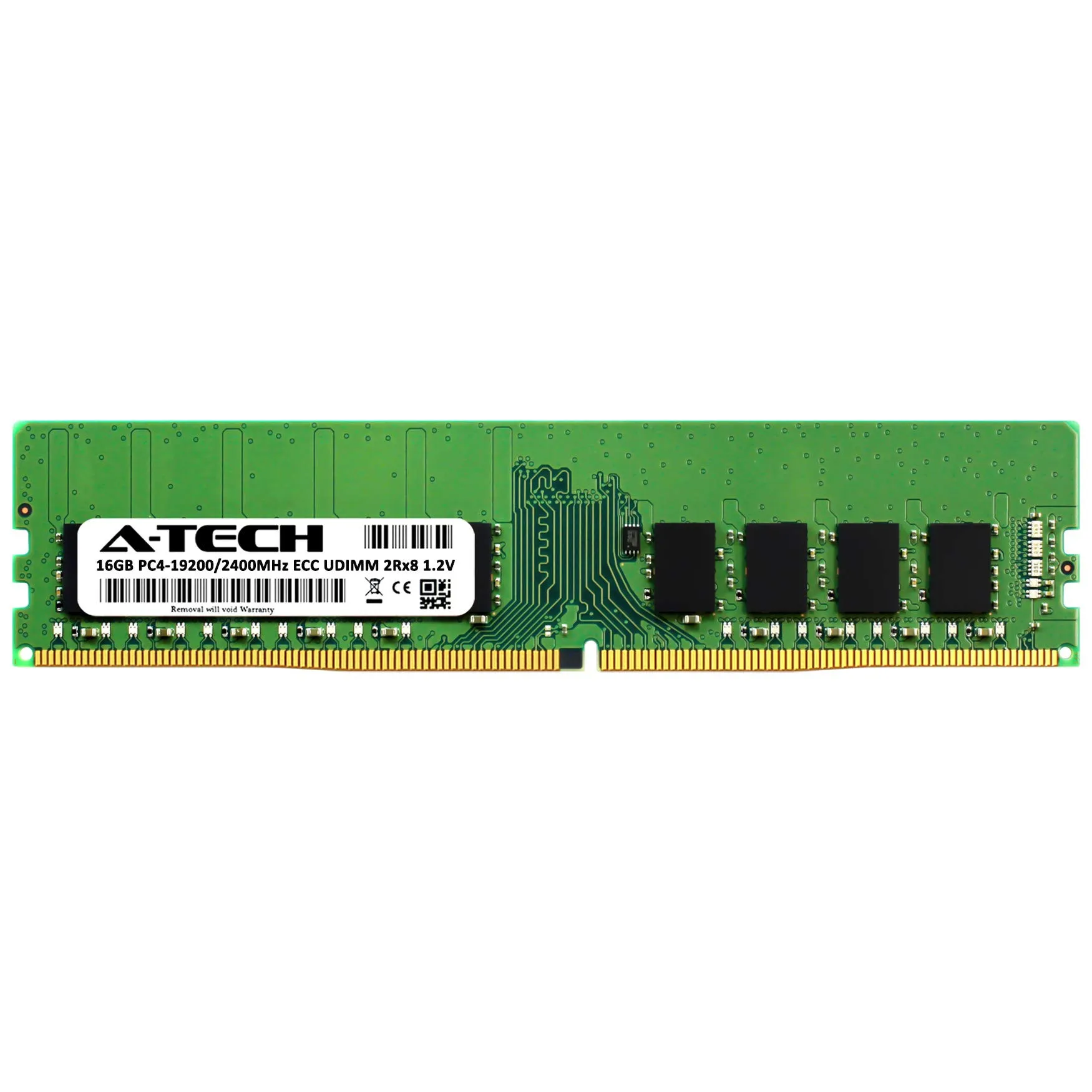 MTA18ADF2G72AZ-2G3 MICRON 16GB (1*16GB) 2RX8 PC4-19200T-E DDR4-2400MHZ VLP UDIMM
