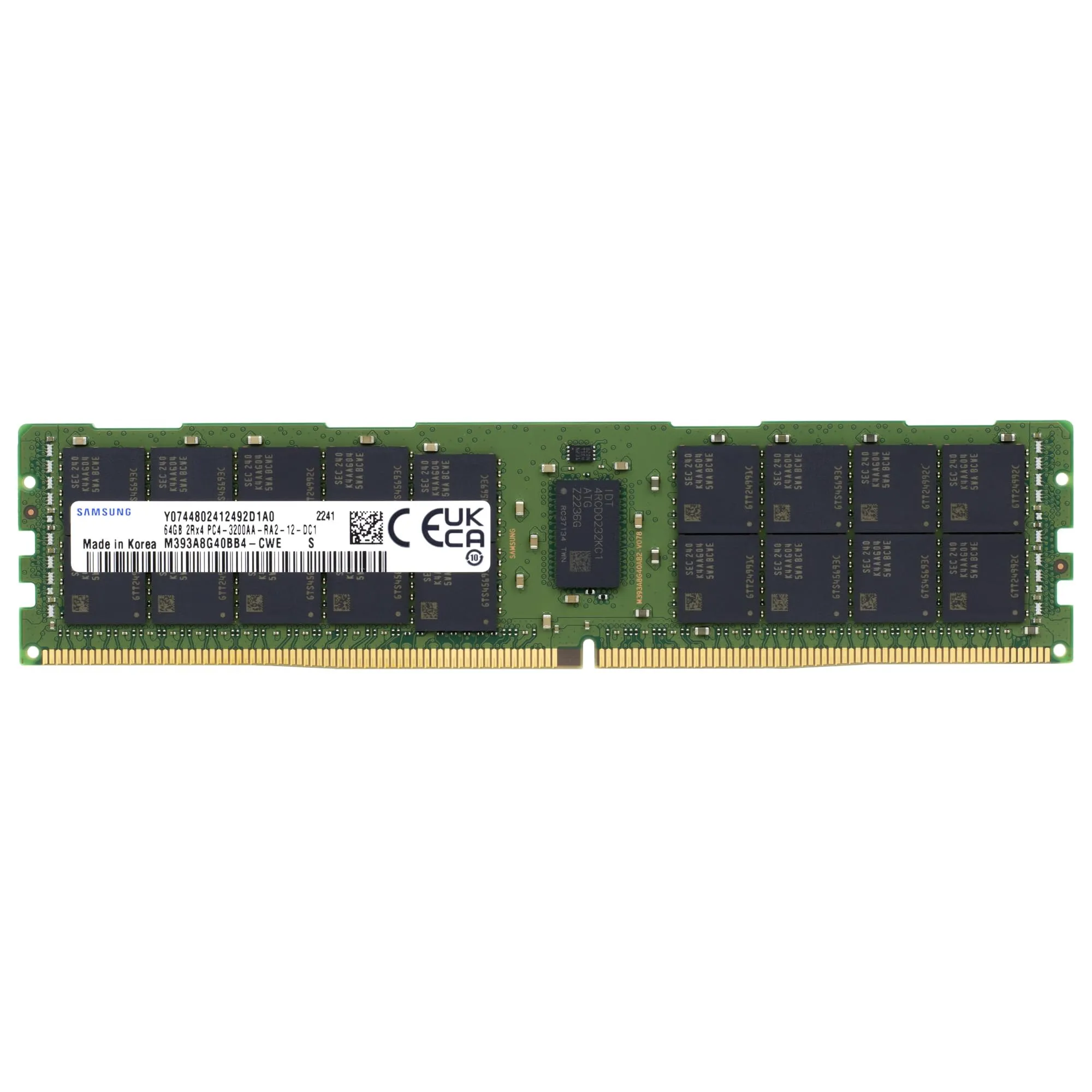 M393A8G40BB4-CWE Samsung 64GB 2Rx4 PC4-25600AA-3200Mhz