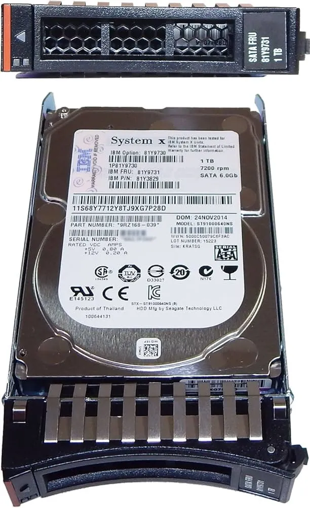 49Y7437 IBM 1 TB 2.5 Inch 7.2K RPM NL SAS