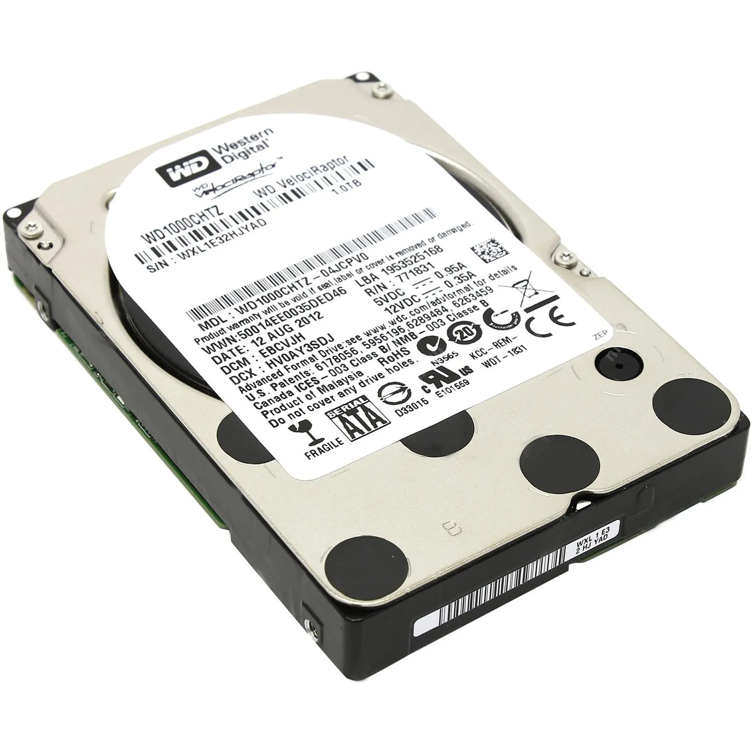 WD1000DHTZ WD 1TB 10K 6G 3,5INCH SATA HDD
