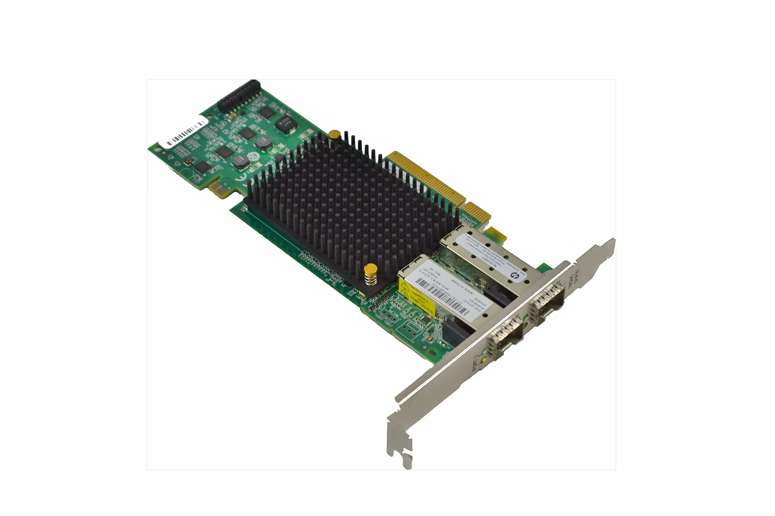 614203-B21 HP NC552SFP 10GbE Ethernet adapter dual port PCIe x8 small form-factor pluggable (SFP+) - Supports short range(SR). long range (LR). long reach mulitimode (LRM) fiber. or direct attach copper (DAC) cable (without SFP)