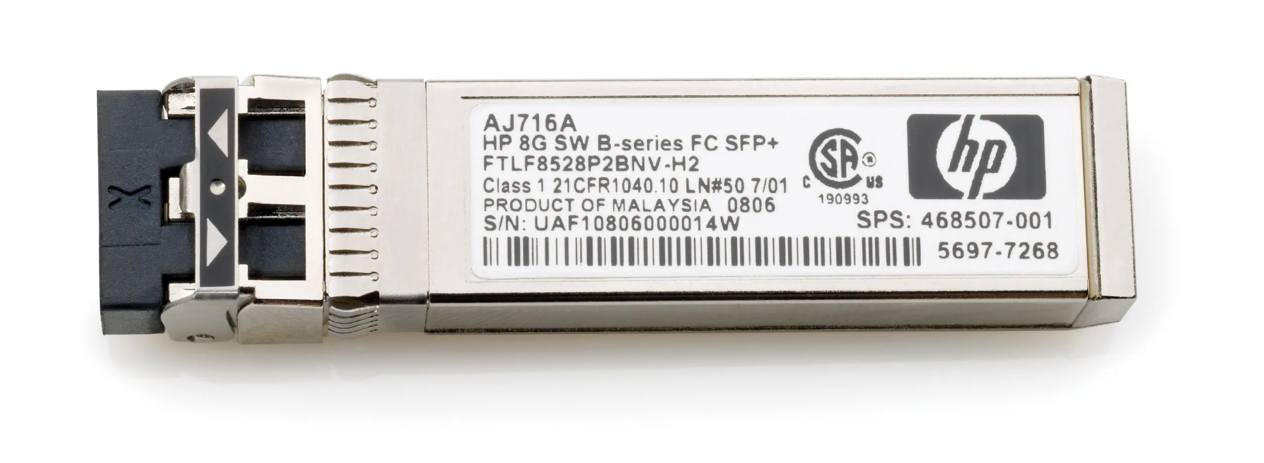 AJ716A HP HP 8Gb Short Wave B-Series FC SFP+ 1 Pack