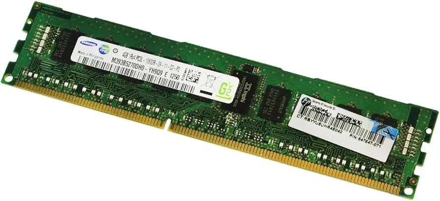 HP 647893-B21 4GB 1Rx4 PC3L-10600R-9 Kit