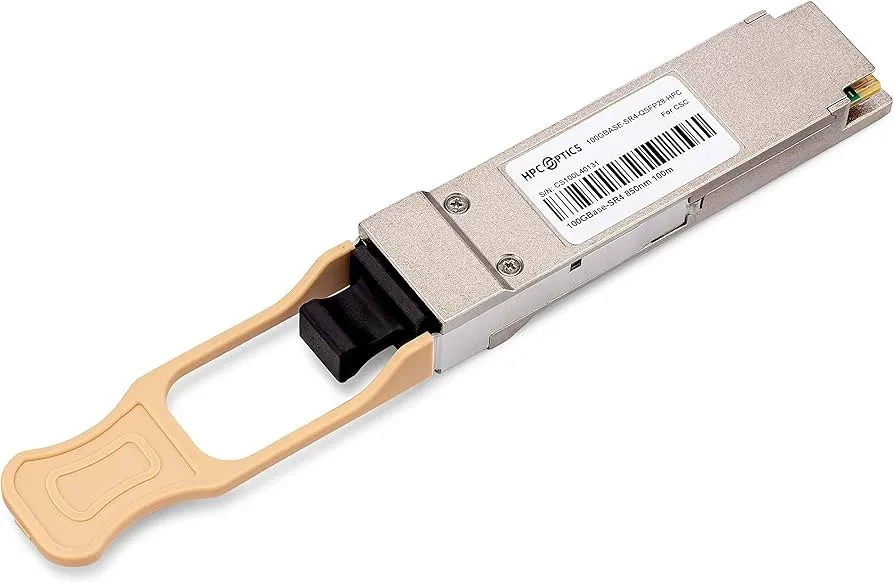 QSFP28-100G-SR4 Dell DELL branded 4WJ41 QSFP-100G-SR4 QSFP28 100Gbps SR4 MMF MPO-12 FTLC9551REPM-FC