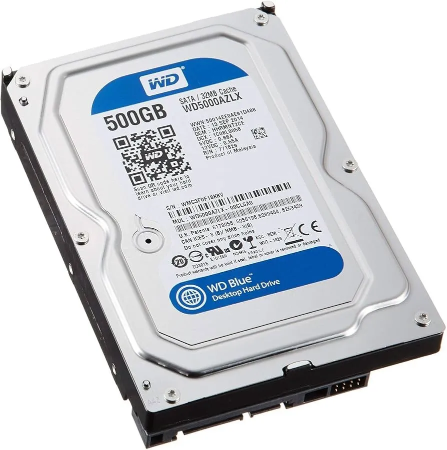 WD5000AZLX WD 500GB 7,2K 6G 3,5INCH 32MB SATA BLUE HDD