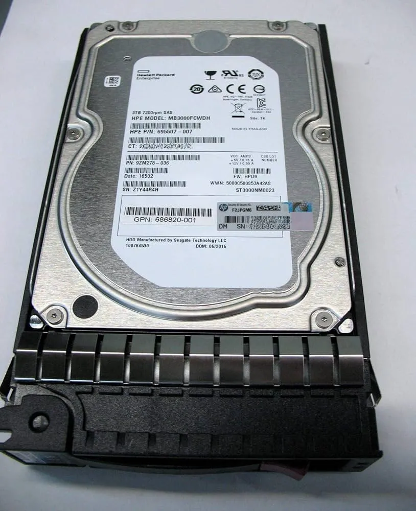 QR479A HP M6612 3TB SAS 6G 7.2K (3.5in) HDD