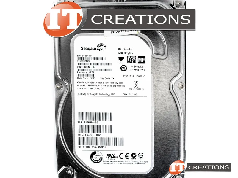 747991-001 HP 500GB 7,2K 6G 3,5INCH SATA HDD