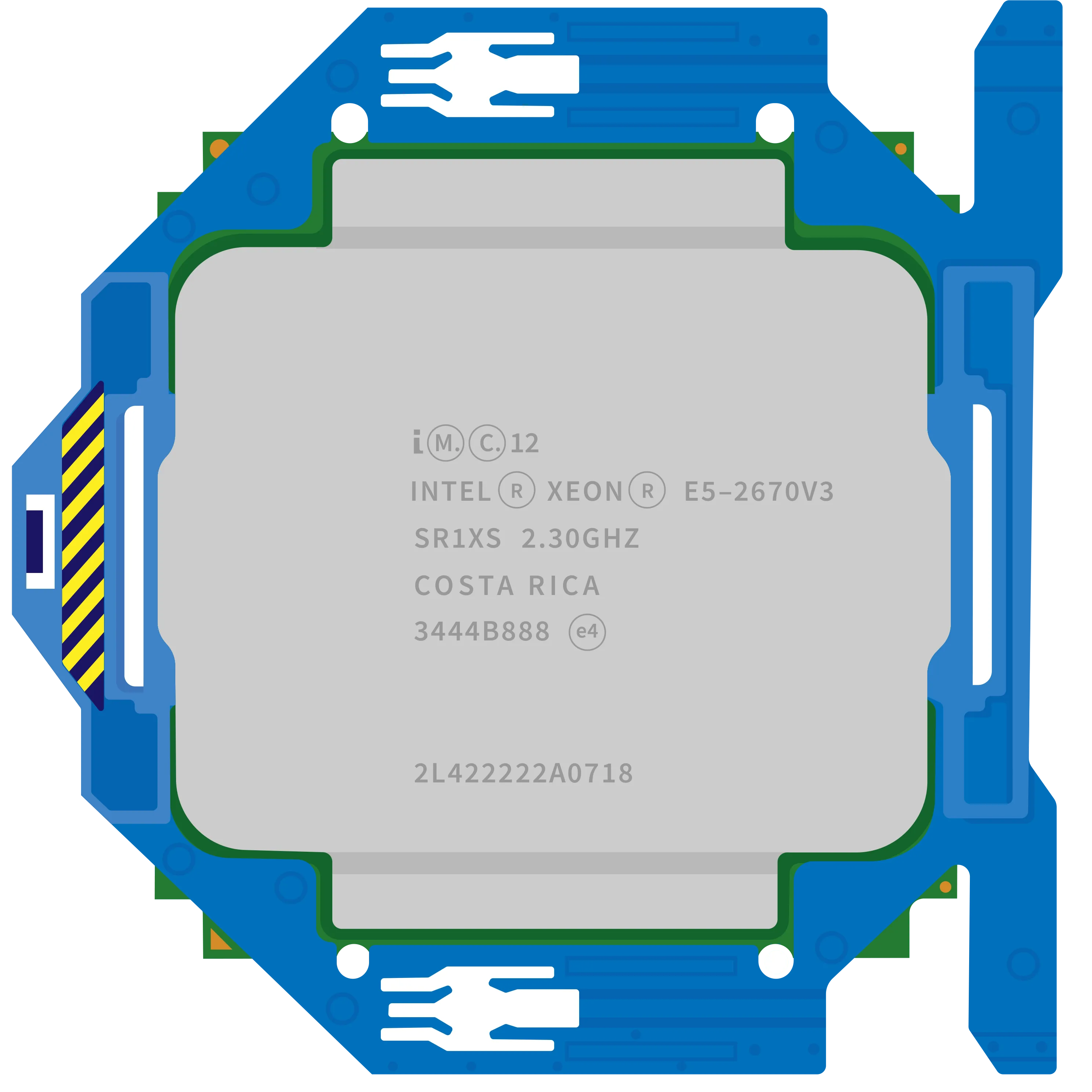762450-001 Intel Xeon E5-2670v3 2.3GHz 12C