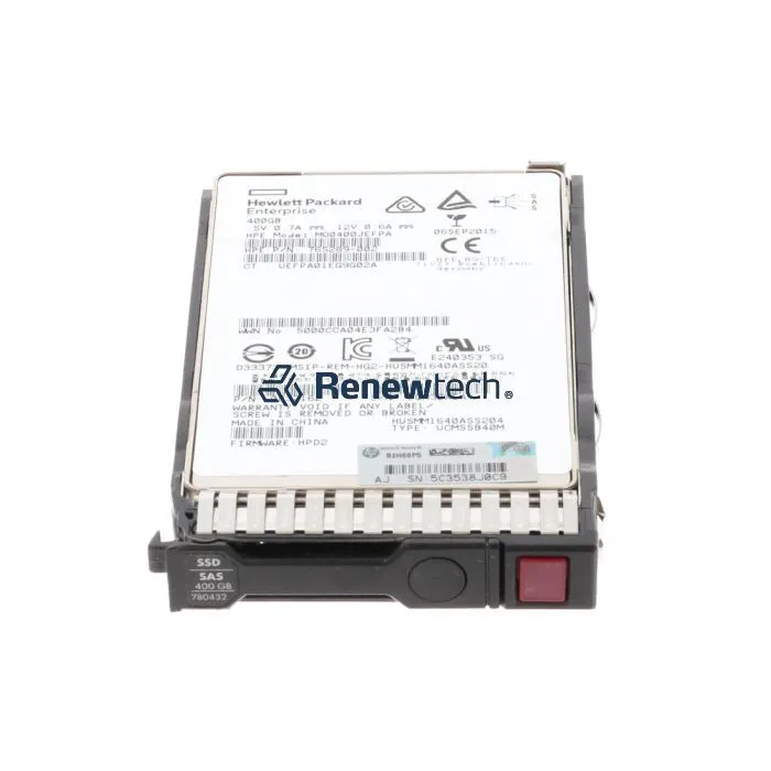 779168-B21 HP HP 400GB SAS 12G SFF (2.5in) SC SSD
