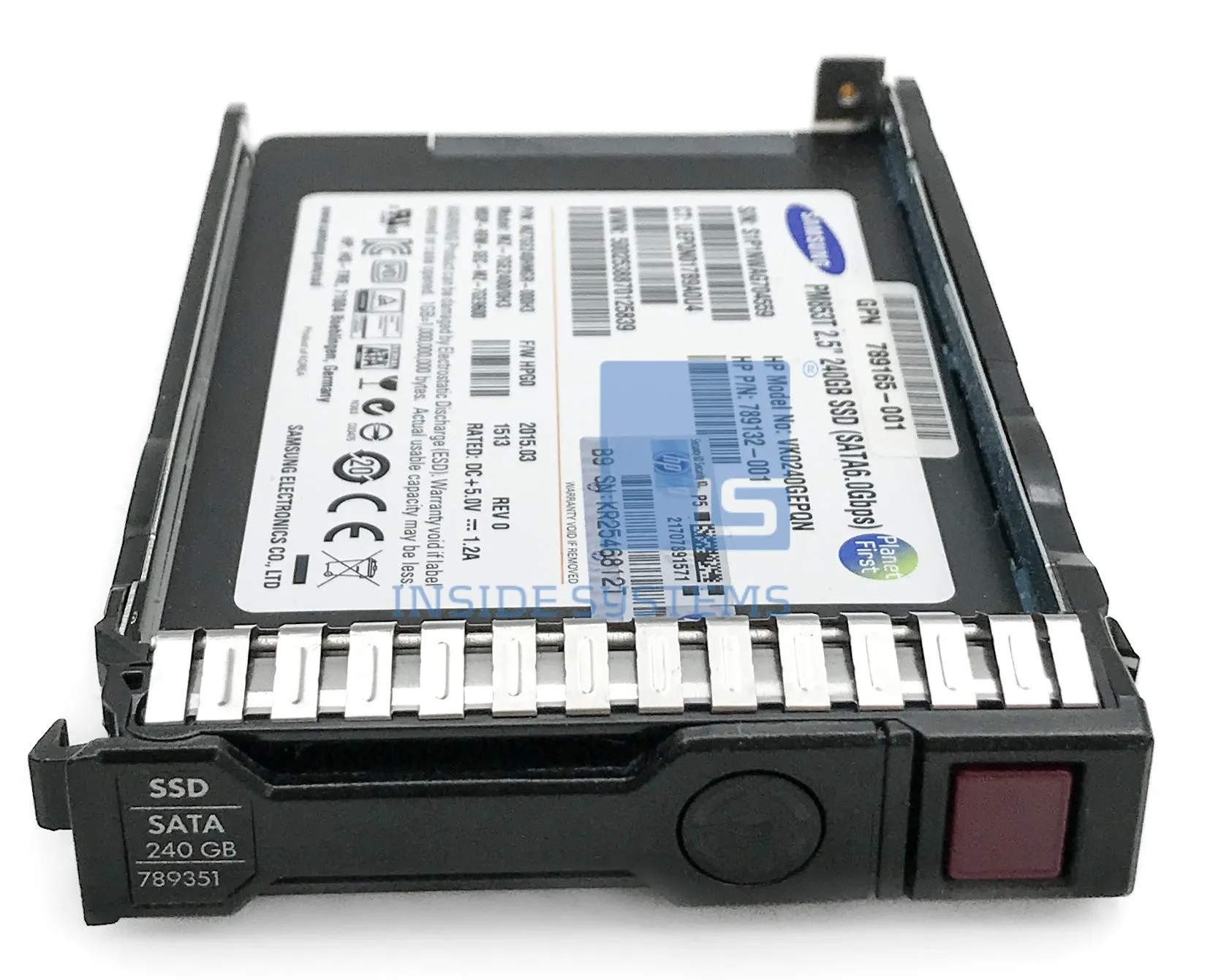 789135-B21 HP 240GB SATA 6G Read Intensive SFF (2.5in) SC SSD