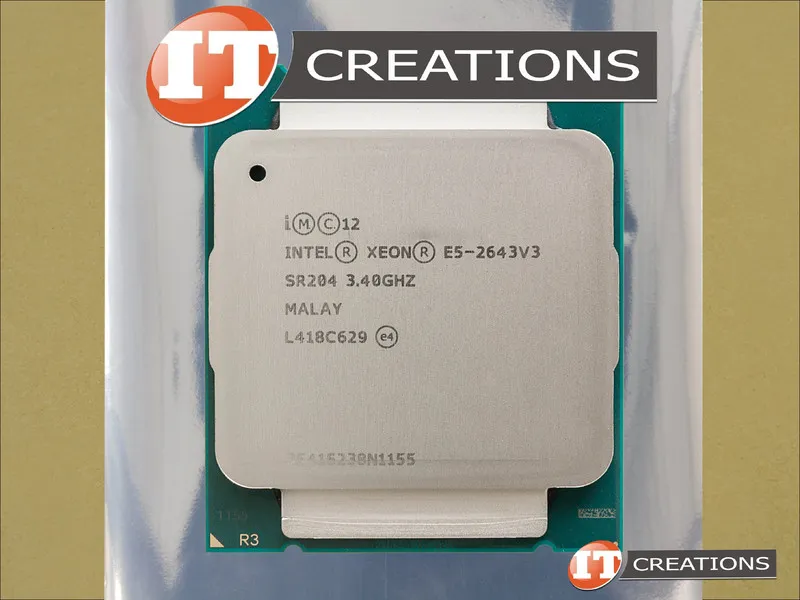 SR204 HP INTEL XEON 6 CORE CPU E5-2643V3 20MB 3,40GHZ