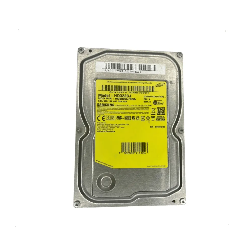 Disco Rígido Interno Samsung 320Gb 7.2K 3.5 SATA - HD322GJ